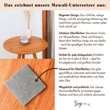 Lade das Bild in den Galerie-Viewer, MEWALI grau (4er-/8er-Set)